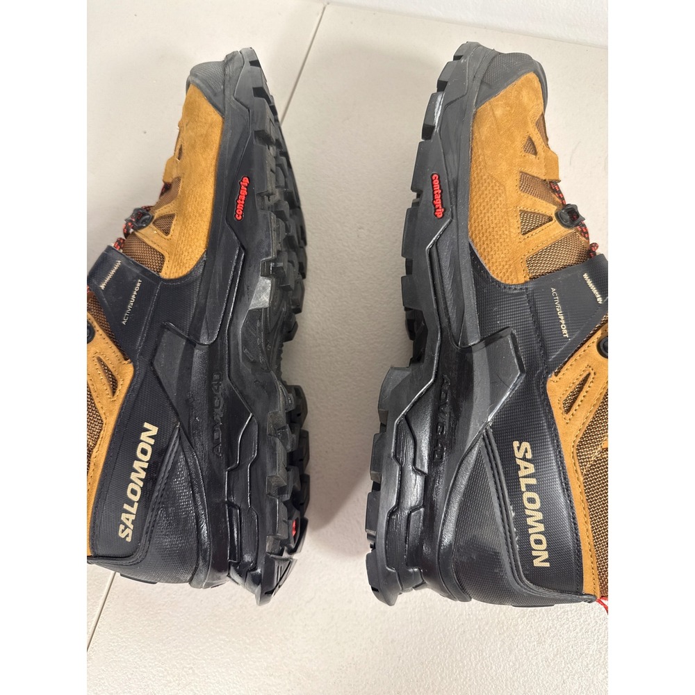 Salomon Quest 4 Gore-Tex Hiking Boots Brown Black Men 414465 Waterproof GORE-TEX - Picture 4 of 11